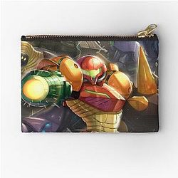 Metroid video game accessory Zipper Pouch
