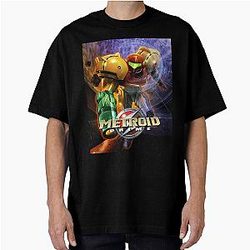 Metroid Video Game Art Oversized T-Shirt