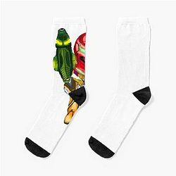 Metroid Dread Samus Varia Suit Socks