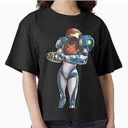 Samus Metroid Dread Boxy T-Shirt