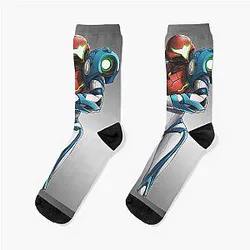 Samus Metroid Dread Socks