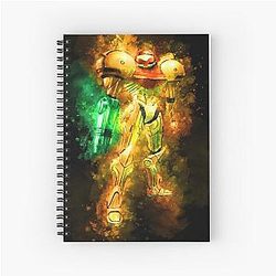 Metroid Samus Aran Prime Spiral Notebook