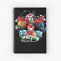 Metroid Dread Character artwork Spiral Notebook