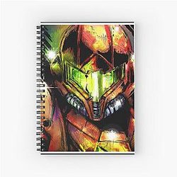 Metroid Varia Suit Samus Notebook