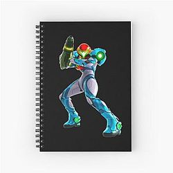 Samus Metroid Dread Spiral Notebook