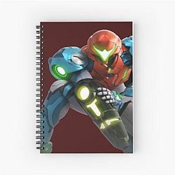 Metroid Dread Samus Spiral Notebook