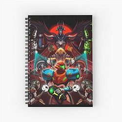 Metroid Dread Spiral Notebook