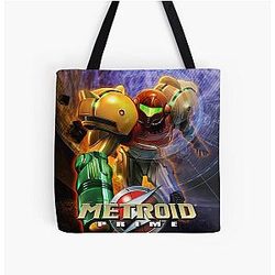 Metroid video game art Tote Bag