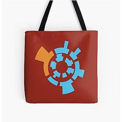 Metroid Prime Artifact of Chozo Graphic Print Tote Bag