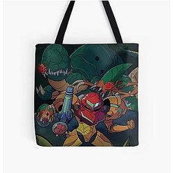 Metroid Game Tote Bag