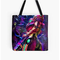 Samus Aran Metroid Tote Bag