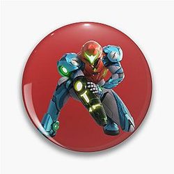 Samus Metroid Pin