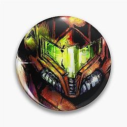 Metroid Varia Suit Samus Pin