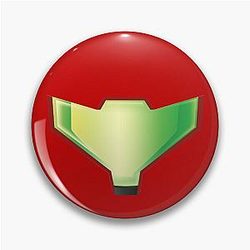Metroid Visor Pin