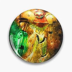 Metroid Samus Aran Prime Hunter Pin