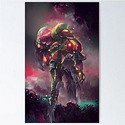 Super Metroid art Poster