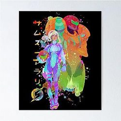 Metroid Samus Aran Poster
