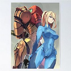 Metroid Samus Aran Poster