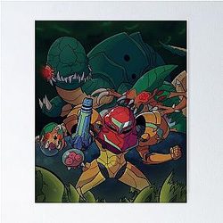 Metroid Game Poster