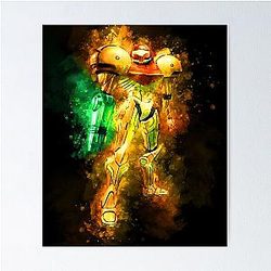 Metroid - Samus Aran Prime Poster