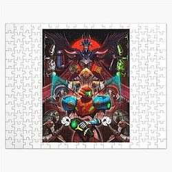 Metroid Retro Jigsaw Puzzle Vintage