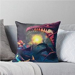 Super Metroid Throw Pillow