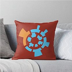 Metroid Prime Artifact of Chozo Throw Pillow