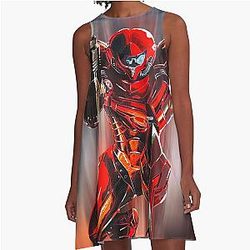 Samus Metroid Mecha Suit A-Line Dress