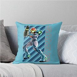Metroid Dread Throw Pillow