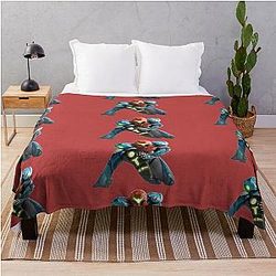 Metroid Dread Samus Throw Blanket