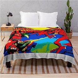 Super Metroid Retro Game Cover Throw Blanket