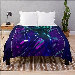 Samus Metroid Prime 4 Modern Graphic Design Throw Blanket