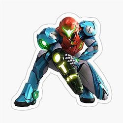 Samus Metroid Dread Sticker