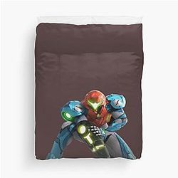Metroid Samus Duvet Cover