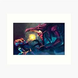 Super Metroid Art Print