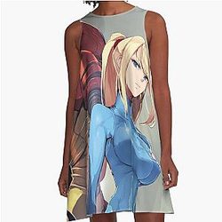 Metroid Samus Aran A-Line Dress