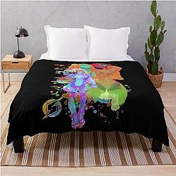 Metroid Samus Aran Throw Blanket