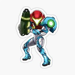 Metroid Samus Sticker
