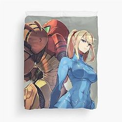Metroid Samus Aran Duvet Cover
