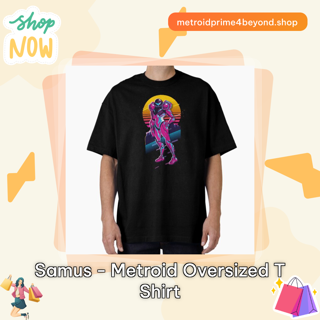 Samus - Metroid Oversized T Shirt