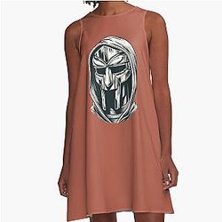 MF Doom Dumile Metal Faced Mask A Line Dress