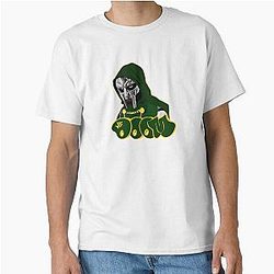 Green Hooded MF Doom Mask Classic T-Shirt