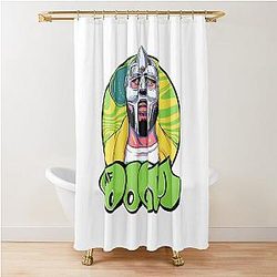 Yellow Hoodie MF Doom Mask Purple Purple Curtain