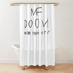 MF Doom Merch Shower Curtain