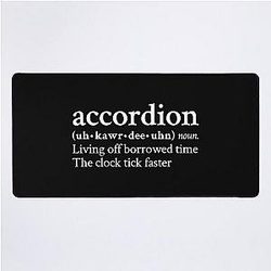 Accordion Living Off Borrowed Time MF Doom Desk Mat