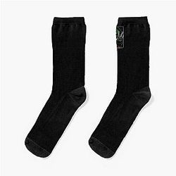 White Hooded MF Doom Style Socks