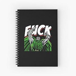 MF Doom Inspired Green Warrior Mask Notebook