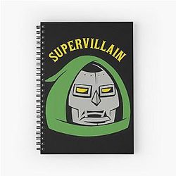 Supervillain MF Doom Spiral Notebook