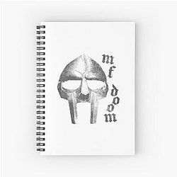 MF DOOM Faded Spiral Notebook