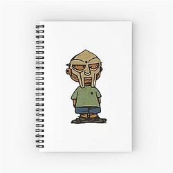 Vintage Mf Dooms Spiral Notebook
